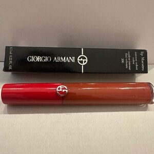 NEW Giorgio Armani LIP MAESTRO VELVET LIQUID LIPSTICK CEDAR